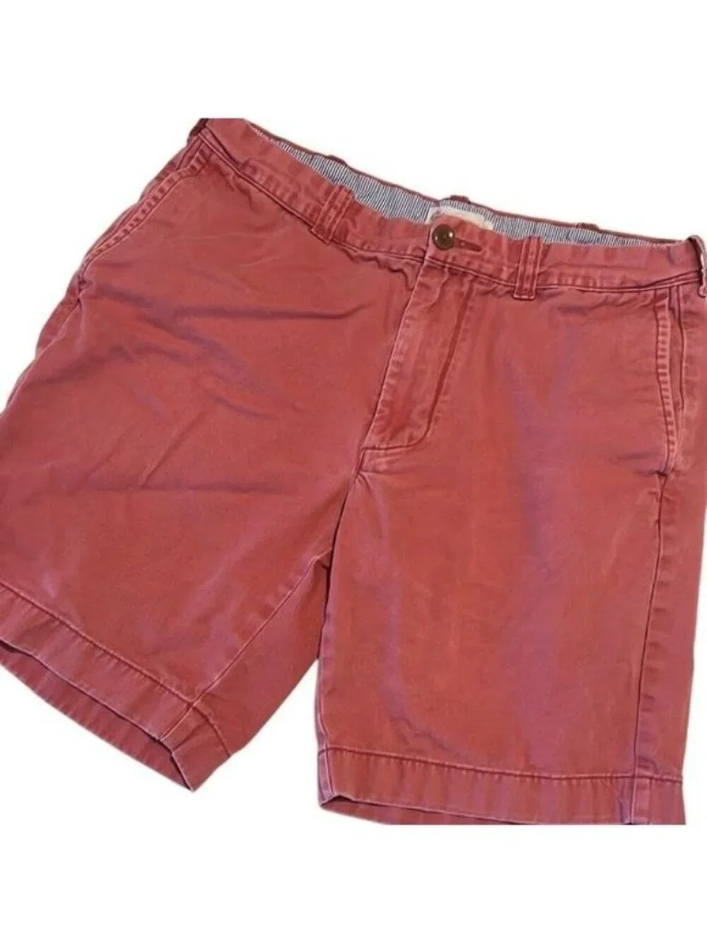 J Crew Chino Salmon Pockets Cotton Casual Shorts Men Size 32
